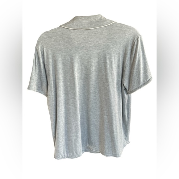 State of Day Women's Short-Sleeve Notched-Collar Pajama Top Size S - Picture 2 of 3